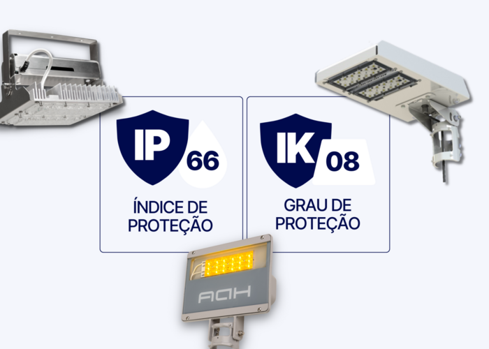 Resistência e proteção em luminárias LED: saiba tudo sobre IP e IK