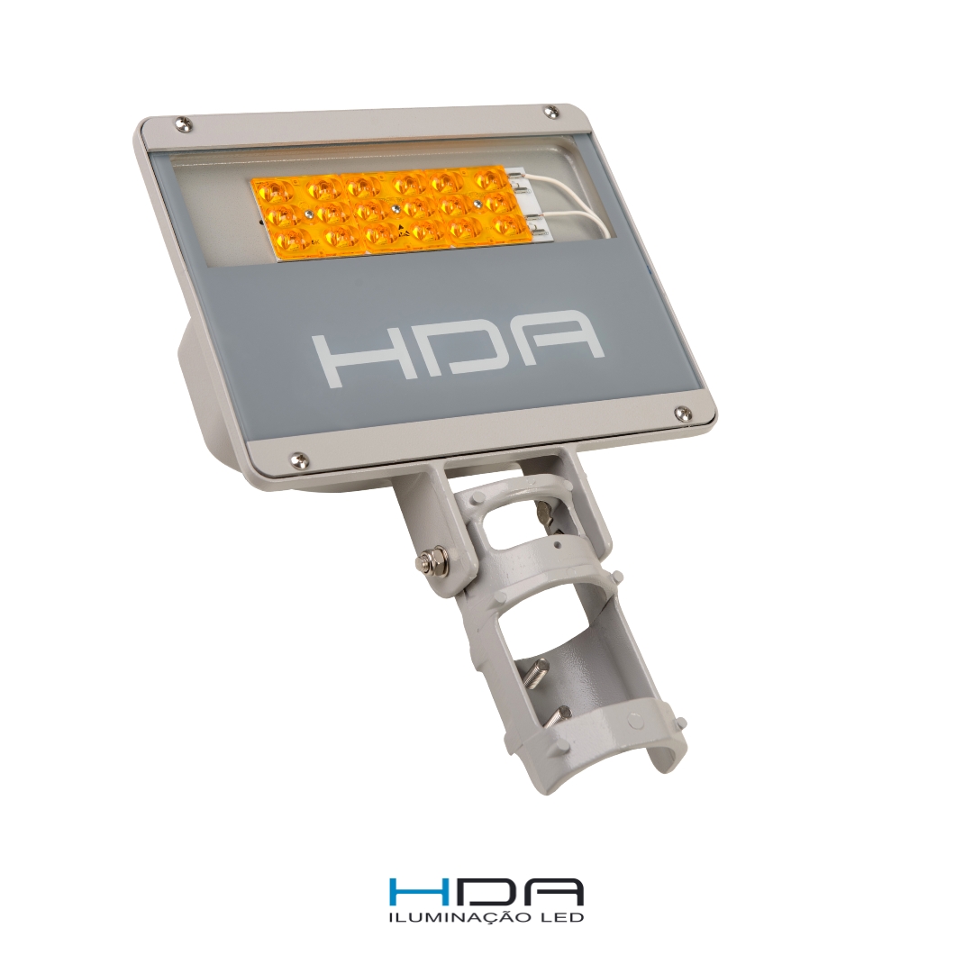 LED HDA 001 INJETADA ÂMBAR